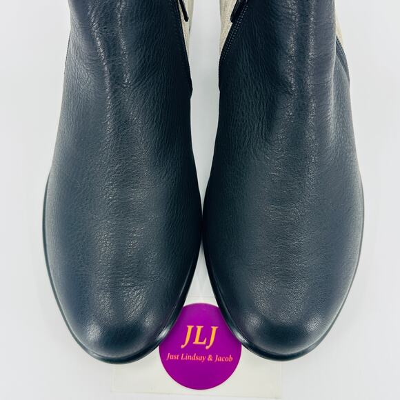 Naot Women's Helm Soft Black/Speckled Beige Comfort Ankle Booties Size 37/ 6 US - Picture 4 of 11